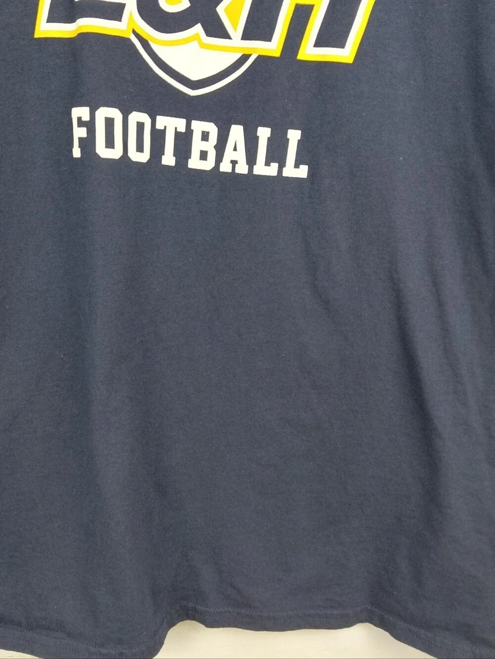 Champion Emory & Henry E&H University Wasps Football Size Large Tee T-Shirt - Picture 3 of 6